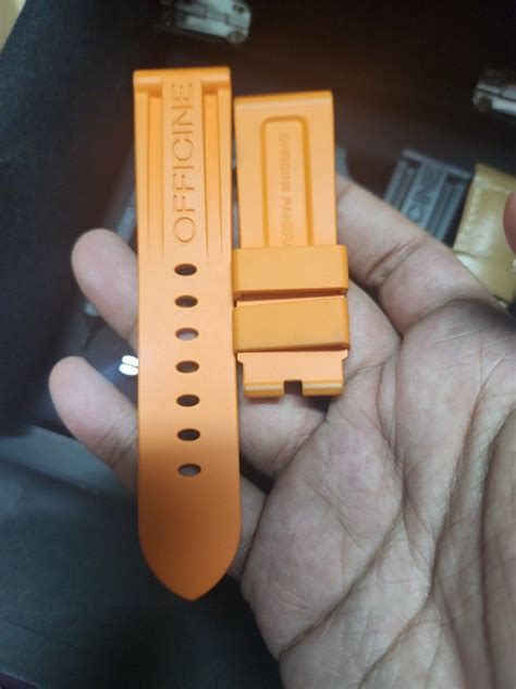 Panerai Orange Rubber Strap 24/22 